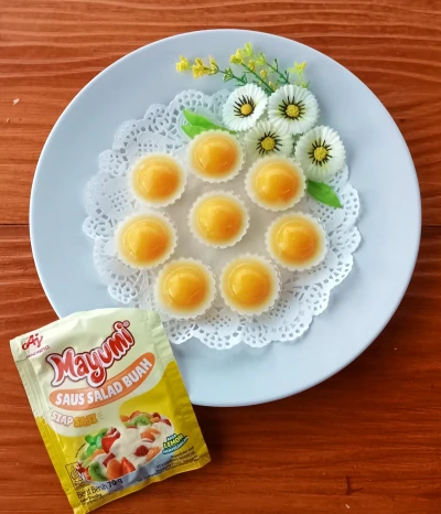 Puding Telor Ceplok Ala Mayumi