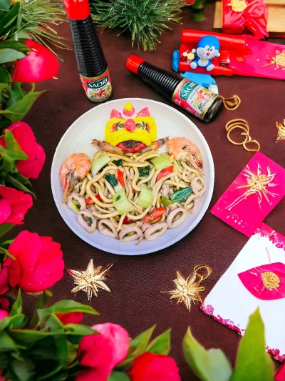 Recook: Mie Goreng Seafood ala SAORI