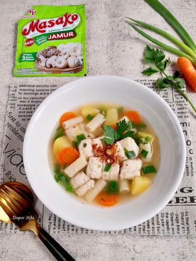 Recook Sup Ikan Masako® Kaldu Jamur ala Mami Abe