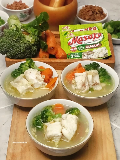 Recook Sup Ikan Masako® Kaldu Jamur ala Mami Abe