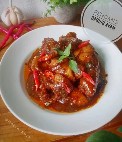 Rendang daging ayam