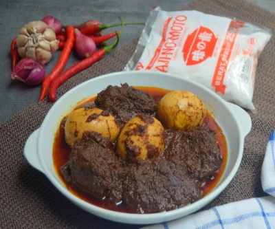 Rendang Daging Telur