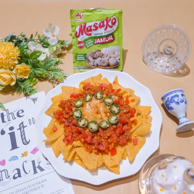 RESEP NACHOS SOSIS MOZZA