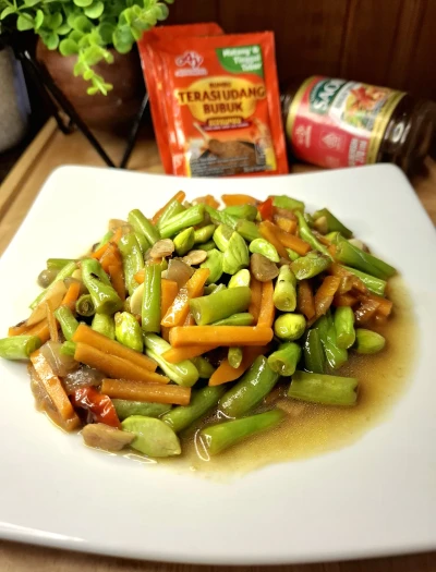 Resep Tumis Wortel Buncis Petai