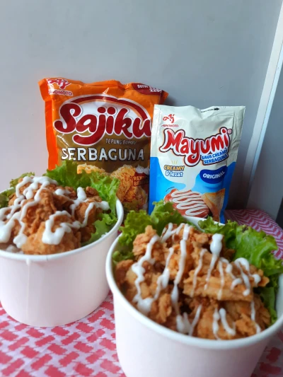 Rice bowl chiken crispy saus mayumi