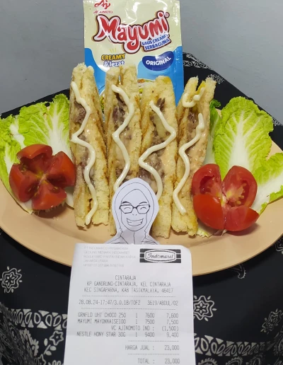 Roti Mayo Beef slice