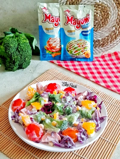 SALAD BROKOLI CREAMY  #BrokoLicious
