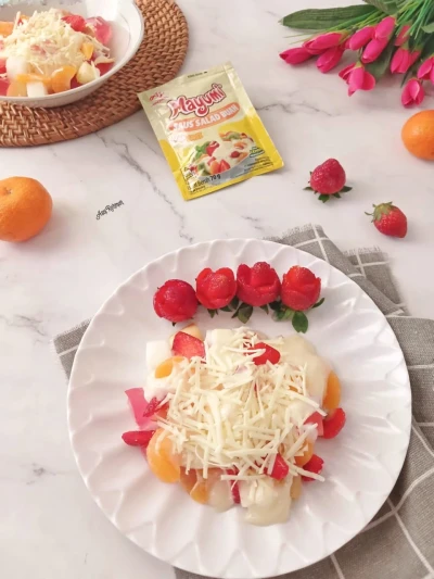 Salad Buah Happy Mayumi ala Mami Abe (Recook)
