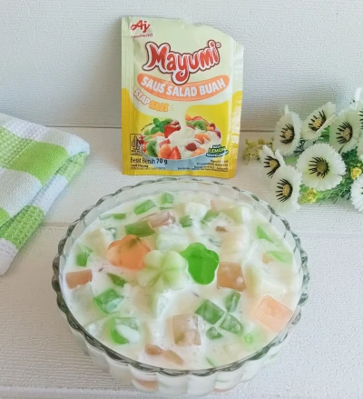 Salad Buah Melon Jelly