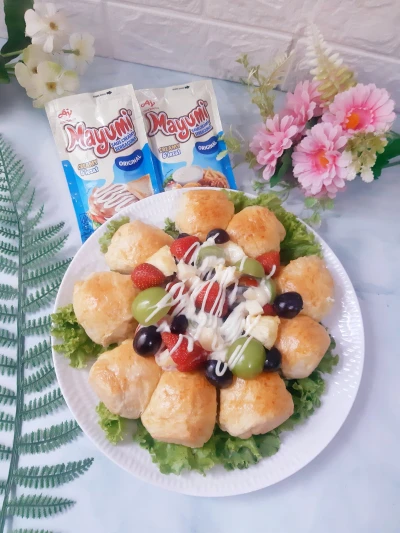 Salad Buah Saus Mayo