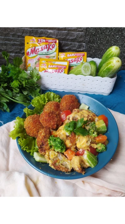 Salad Nugget Sayur Ala Masako