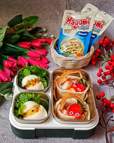 Salad Telur Dan Salad Buah Creamy Mayumi