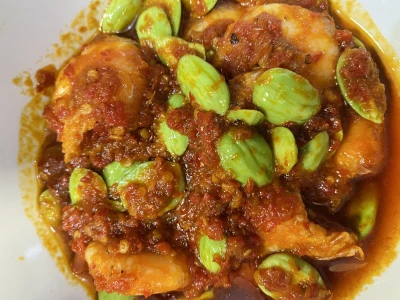 Sambak Udang Pete
