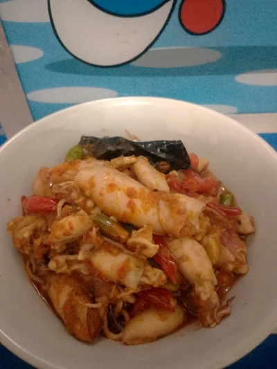 Sambal baby cumi Ala AJI-NO-MOTO