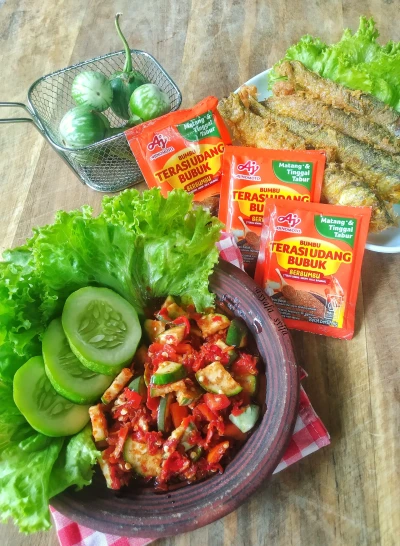 Sambal Beberuk ala Ajinomoto terasi udang