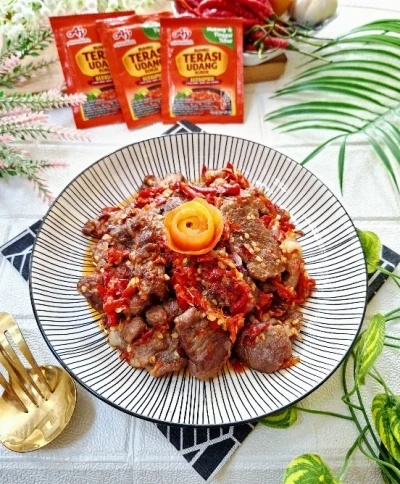 Sambal Dendeng Balado Terasi ala Ajinomoto