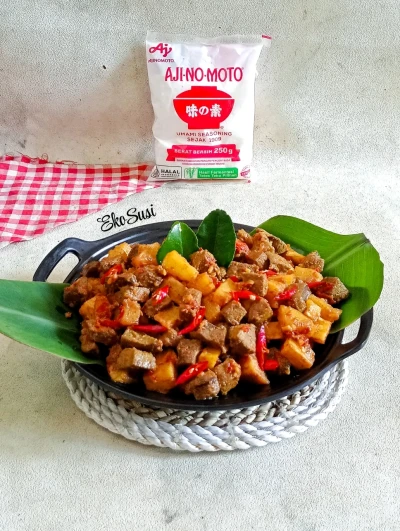 SAMBAL GORENG HATI SAPI KENTANG