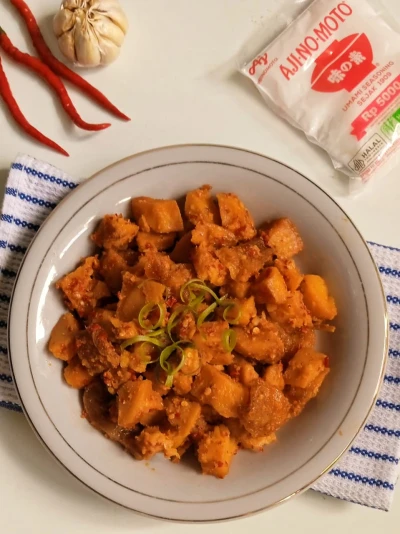 Sambal Goreng Kentang Krecek Idul Adha Ala Aji-No-Moto