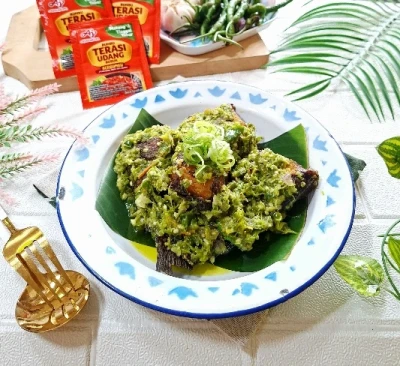 Sambal Hijau Terasi Ikan Gabus ala Ajinomoto