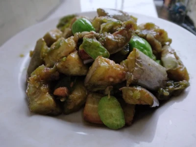 Sambal ijo terong pete