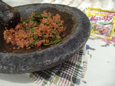 Sambal Oncom Kencur Dadak.