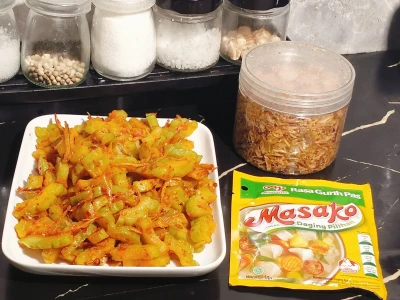 Sambal Pare Teri Pedas