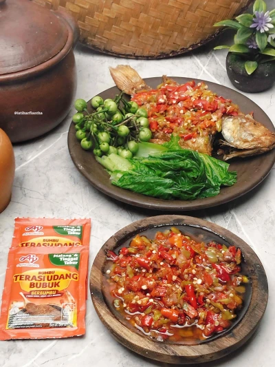 Sambal Pecak Terasi Pedas