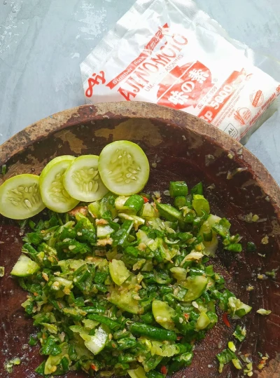 Sambal Pencok Kacang Panjang