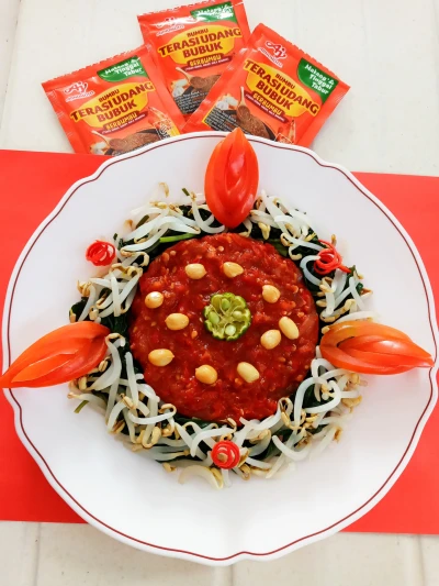 SAMBAL PLECING KANGKUNG TAUGE