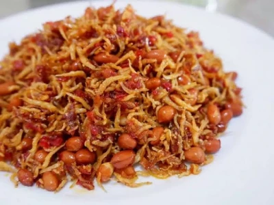 Sambal Teri Kacang Gurih dan Renyah
