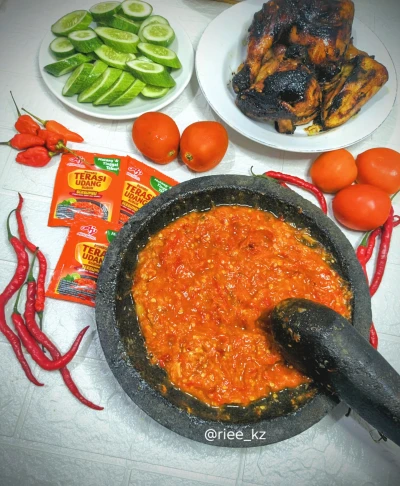 Sambal Tomat Ajinomoto Terasi Udang