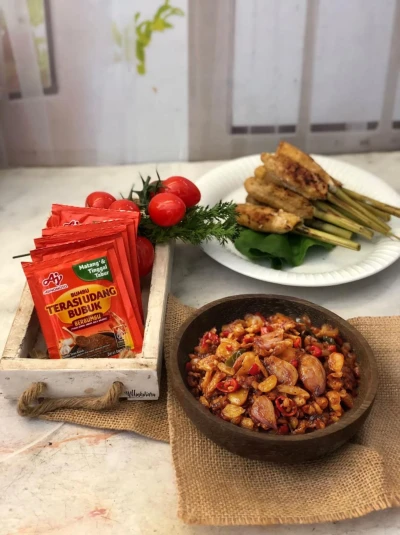 Sambel Embe Khas Bali ala AJINOMOTO® Terasi Udang