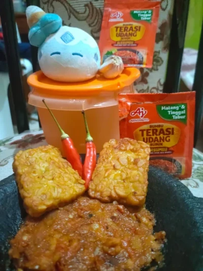 Sambel Tempe Goreng Terasi Udang