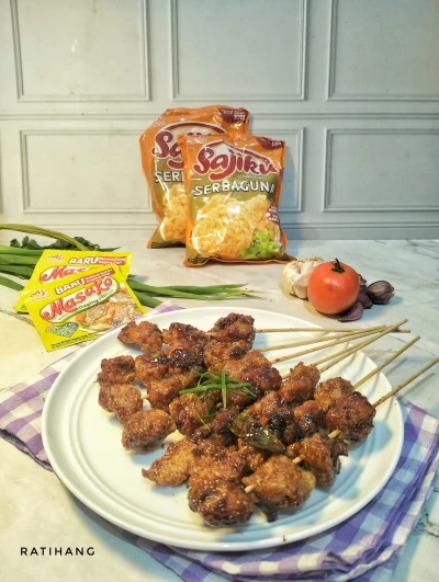 Sate Ayam PopCorn Crispy