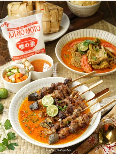 Sate Kuah & Soto Tangkar ala AJINOMOTO®  (khas Tangerang)