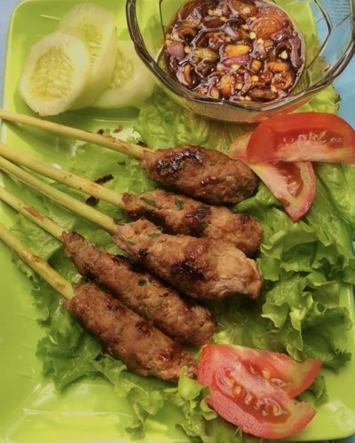 Sate Lilit Sapi Sambal Kecap