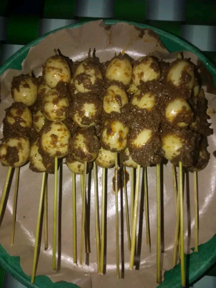 Sate telur puyuh