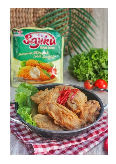 Sayap Goreng Krispi saus Lada Hitam