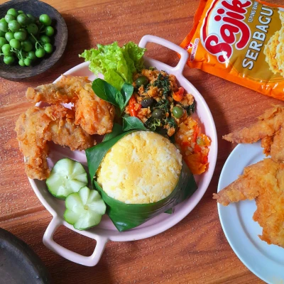 Sayap kriuk sambel oncom