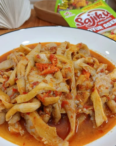 SAYUR ASAM PEDAS JAMUR TIRAM