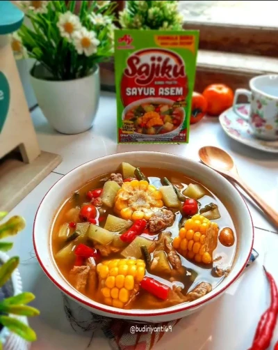 Sayur Asem Daging Ala Sajiku