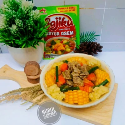 Sayur Asem Daging Sapi Sajiku