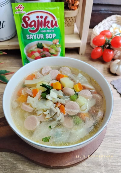 Sayur Sup Ayam Sosis
