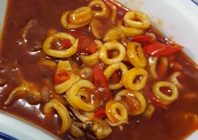 Seafood saus padang