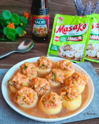 Shrimp Steam Tofu ala Chef @devyanastasia