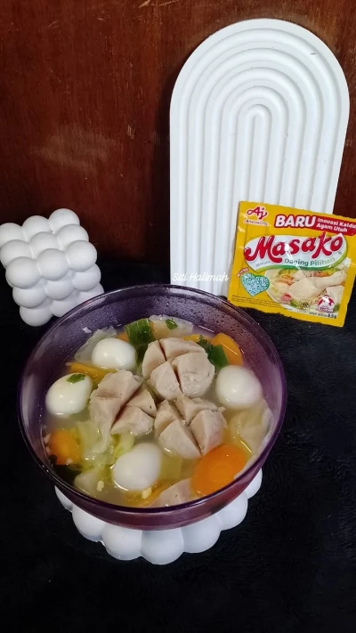 Sop Bakso Telur Puyuh