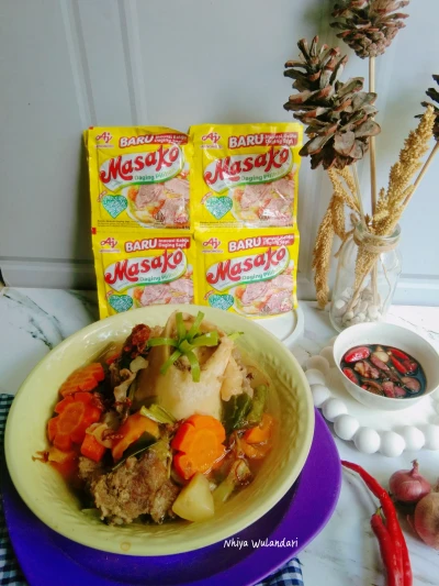 Sop Balungan Sapi ala Masako