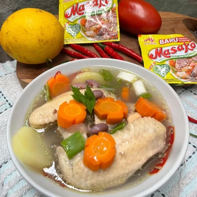 Sop Sayap Ayam ala Masako