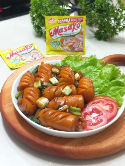 Sosis kecap bumbu bawang