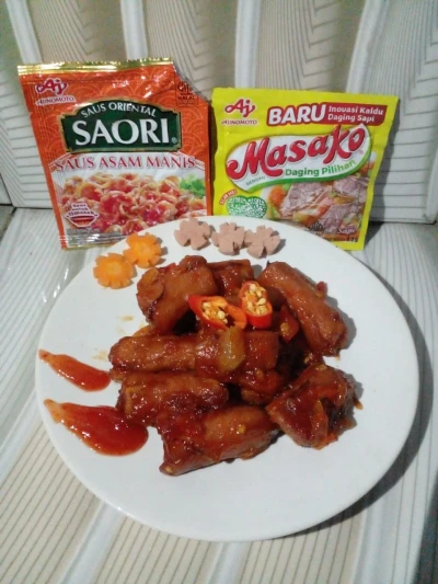 Sosis Saus Asam Manis ala SAORI